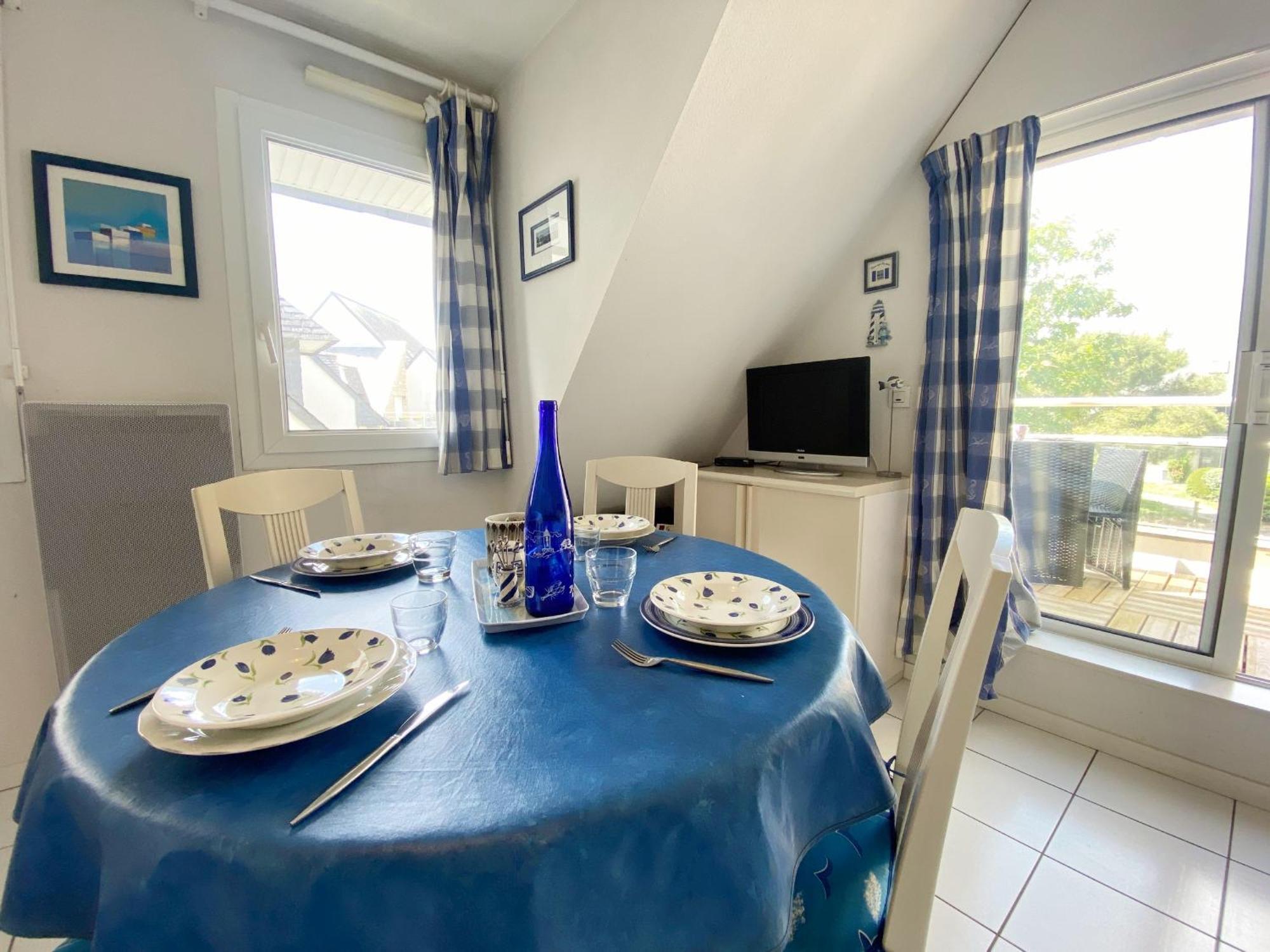 Gaelle - Studio Balcon, Proche Ty Bihan - Ud68 Carnac Habitación foto